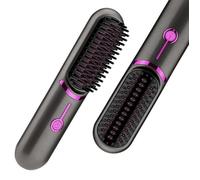 Lisseur et bigoudi 2 en 1 - INF - Sans fil - Chauffage PTC - 3 niveaux - Noir