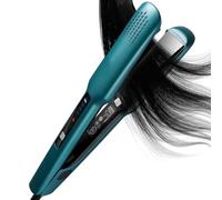 Lisseur Et Boucleur 4 Réglages De Température Onduleur Style Coiffeur | Avec Soin Ionique Combo Lisseur Boucleur pour Hôtel Dortoir Cheveux Courts et Longs Hommes Femmes Dames