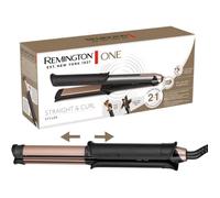 Lisseur et Boucleur - Remington - S6077 - 2 en 1 - FlexiCovers - Écran digital