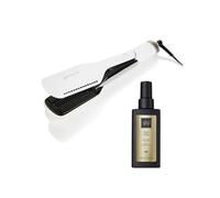 - Lisseur Fer à lisser séchant DUET STYLE 2 en 1 - Blanc + huile de coiffage lissante