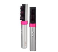 Lisseur ionique Sunluxy KD382, soin des cheveux avec 60 millions d'ions négatifs, chauffage rapide de la plaque en céramique PTC, 6 niveaux de réglage de la température, peigne lisseur portable avec b