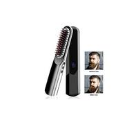 Lisseur multifonctionnel pour barbe, sans fil, pour hommes, rapide, peigne pour cheveux