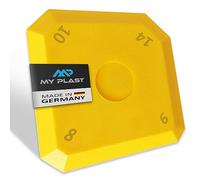 Lisseur My Plast pour joints - spatule professionnelle pour joints en silicone, joints en silicone et joints en acrylique, raclette pour joints parfaits (n° 1 jaune - 5 pièces)