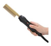 Lisseur Peigne Curling Redressage Double Usage Hommes Barbe Styling Peigne