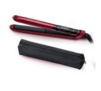 Lisseur - S9600 SILK - 240° C - Chauffe rapide - Turbo - Pochette voyage - Rouge