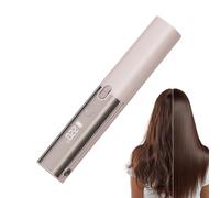 Lisseur sans fil, 4 réglages de température, fer à friser et outil de coiffage, Lisseur de cheveux intelligent, pour femmes, voyage, vacances, hôtel, maison, salle de bain, salon,