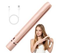 Lisseur Sans Fil avec 3 Températures, Boucler et Lisser | Mini Lisseur de Voyage, Mini Fer a Lisser USB, Lisseur Cheveux Sans Fil pour Cheveux Longs, Courts