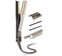 Lisseur + Sèche-cheveux Shark SilkiPro Straight tout-en-un, avec étui de rangement résistant à la chaleur - Moka métallisé Moka | HT401EUSL | par SharkNinja
