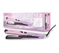 Lisseur Vapeur - DEMELISS - Titanium V2.0 - Plaque en titane - 2 en 1 - Chauffe rapide