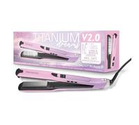 Lisseur vapeur - SAINT ALGUE - Demeliss TITANIUM V2.0 - Coloris Exclusif Rose/Violet - Lissage Haute Performance