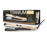Lisseur Vapeur Titanium V2.0 - Plaques Flottantes Fines, Légères Et Ergonomiques - Vapeur Ultra Puissante - Fer À Vapeur 2 En 1 Li