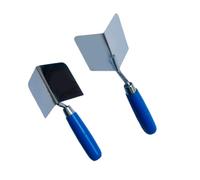 Lisseuse d'angle en Acier Inoxydable, Outil pour Angle Intérieur (Manche | Manche en caoutchouc confortable, Lame soudée durable, Parfait pour la rénovation des murs, Excellent pour le façonnage des