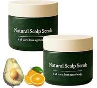Lissima Natural Scalp Scrub, Deep Cleansing & Nourishing Exfoliating, Moisturizing and Comfortable,Relieve Itchy Scalp & Dandruff,Gentle Botanical Formula, for All Hair Types (2 pcs)