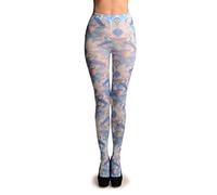 LissKiss Blue Sky, Unicorn & Rainbow Printed Tights - Multicolore Collants Taille Unique (34-40)