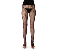 LissKiss French Mesh - Noir Opaque Collants Bas Résille Taille Unique (34-42)