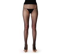 LissKiss Xmas Tree - Noir Opaque Collants Bas Résille Taille Unique (34-42)