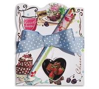 Lissom Design Ensemble de bloc-notes Diecut, Délices au chocolat