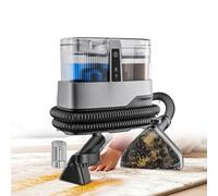 Lissontine 230V Extracteur Taches 17kpa Portable avec Double Réservoir Et Brosse Large, Nettoyeur Tapis Et Canapé pour Voiture, Matelas, Escaliers Et Urine Animaux