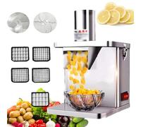 Lissontine Coupe-Légumes électrique 250w, Robot Culinaire Multifonction Cuisine avec Coupe-Oignons Et Pommes De Terre, Large Orifice D’Alimentation