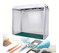 Lissontine Hotte à Flux Laminaire Verticale, Hotte Laminaire Mycologique, Filtre Hepa, Poste De Travail sans Poussière ISO 5 pour Réparation De Téléphones Et Laboratoire