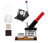Lissontine Machine à Badge Manuelle DIY Presse à Aimant Coupe-Papier + 100 Pièces De Matériaux, pour Ateliers Créatifs, Hobby Design Et Cadeaux Originaux 2×2inMachine+PaperCutter+100pcsMaterials