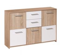 AltoBuy List - Buffet 5 Portes 2 Tiroirs Aspect Boisc