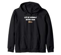 List of Animals Better Than Owls Animal Chouettes Hiboux Sweat à Capuche