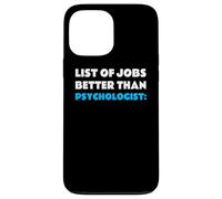 List of Jobs Better Than Psychologist Profession Psychologue Coque pour iPhone 13 Pro Max