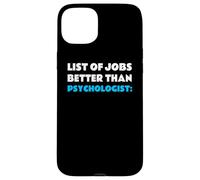 List of Jobs Better Than Psychologist Profession Psychologue Coque pour iPhone 15 Plus