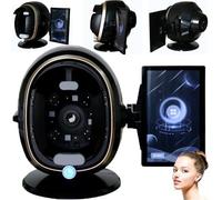 LISTaRSw Détecteur De Peau Intelligent De 13,3 Pouces - 20 éléments De Test, Prédiction D'analyse des Symptômes Cutanés Et Régime De Soins De La Peau Recommandé, pour Salon Black