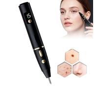 LISTaRSw Stylo pour éliminer Les Acrochordons(15 Niveaux) | Embouts Remplaçables Et écran LCD | élimination des Taches Rousseur, des Grains Beauté Et des Verrues | pour Les Lèvres