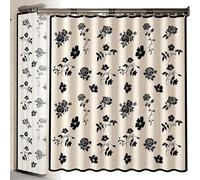 LISTaRSw Tringle à Rideau de Douche Pliable Murale Barre Rétractable 4Folds | Barre de douche réglable pour espace d'angle de baignoire. Support robuste et antirouille pour douches extérieures