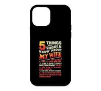 Liste de 5 Choses Que Vous devez Savoir sur Mon Mari Femme Coque pour iPhone 12 Mini
