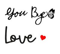 Liste de Bye Bye - Script de porte d'entrée de Saint Valentin | Panneau de décoration en bois pour porte d'entrée de couloir