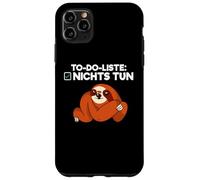 Liste de Choses à Faire Ne Rien Faire Paresseux drôle Coque pour iPhone 11 Pro Max