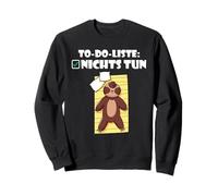 Liste de Choses à Faire Ne Rien Faire Paresseux drôle Sweatshirt