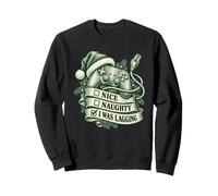 Liste de contrôle Amusante pour Les Joueurs de Noël de Nice Naughty I Was Lagging Sweatshirt