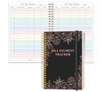 Liste de contrôle de paiement de factures - Organisateur de factures mensuel et planificateur pour budgétisation personnelle et financière, carnet de suivi de paiement de factures, 14,7 x 21,6 cm