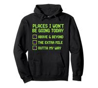 Liste de contrôle des Pixels des endroits où Je n'irai Pas Aujourd'hui Sweat à Capuche