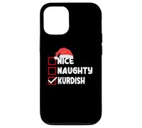 Liste de contrôle drôle des fêtes de Noël kurdes Coque pour iPhone 12/12 Pro