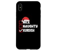 Liste de contrôle drôle des fêtes de Noël kurdes Coque pour iPhone XS Max