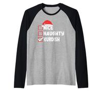 Liste de contrôle drôle des fêtes de Noël kurdes Manche Raglan