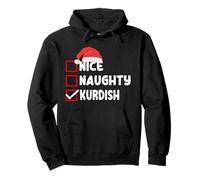 Liste de contrôle drôle des fêtes de Noël kurdes Sweat à Capuche