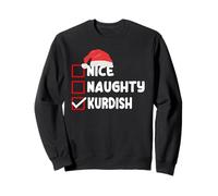Liste de contrôle drôle des fêtes de Noël kurdes Sweatshirt
