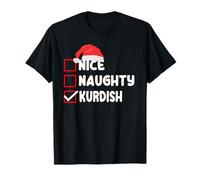 Liste de contrôle drôle des fêtes de Noël kurdes T-Shirt