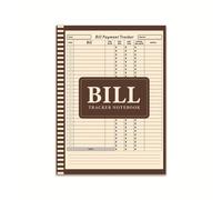 Liste de contrôle mensuelle de paiement des factures : carnet de suivi de factures sur 4 ans pour les familles et les gestionnaires d'argent | Planificateur budgétaire pour l'organisation des factures