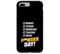 Liste de contrôle Powder Day Week-End Station de Ski Snowboard Hiver Coque pour iPhone 7 Plus/8 Plus