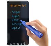 Liste de courses magnétique effaçable à sec pour réfrigérateur - Petite liste de courses réutilisable - Aimant de liste d'épicerie pour réfrigérateur - Tableau noir - Liste de courses pour