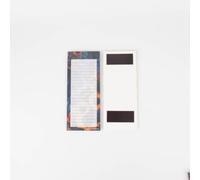 liste de courses magnetique frigo surface métallique ferromagnétique cahier | support en carton épais inodore l'encre ne pénètre pas facilement maison bureau rappels Bleu Foncé Orange