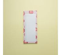 liste de courses magnetique frigo surface métallique ferromagnétique cahier | support en carton épais inodore l'encre ne pénètre pas facilement maison bureau rappels Plantes Rose Clair